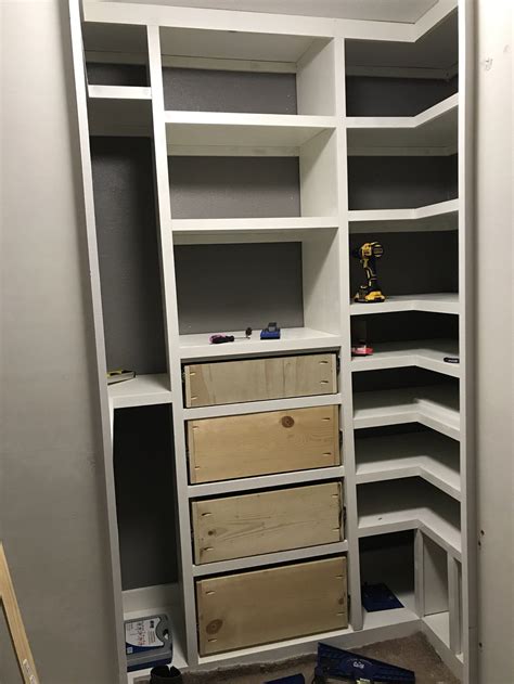 diy closet tower with drawers
